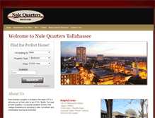 Tablet Screenshot of nolequarters.com
